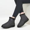 image:imageDUOYANGJIASHA Snow Boots for Women Winter Warm Ankle Booties Waterproof Comfortable Slip On Outdoor Fur Lined Lining Zipper Womens Snow BootsGrey