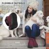 image:imageDUOYANGJIASHA Snow Boots for Women Winter Warm Ankle Booties Waterproof Comfortable Slip On Outdoor Fur Lined Lining Zipper Womens Snow BootsWinered
