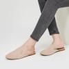 image:imageEcetana Mules for Women Flats Shoes Comfortable Slip On Casual Work Slides Round Toe Backless LoafersApricot