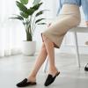 image:imageEcetana Mules for Women Flats Shoes Comfortable Slip On Casual Work Slides Round Toe Backless LoafersBlack