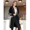 image:imageDUOYANGJIASHA Womens Hoodies Zip Up Sweatshirts Oversized 2026 Fashion Long Hooded Fall Winter Fleece Jackets with PocketsBlack