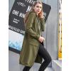 image:imageDUOYANGJIASHA Womens Hoodies Zip Up Sweatshirts Oversized 2026 Fashion Long Hooded Fall Winter Fleece Jackets with PocketsGreen