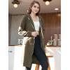 image:imageDUOYANGJIASHA Womens Hoodies Zip Up Sweatshirts Oversized 2026 Fashion Long Hooded Fall Winter Fleece Jackets with PocketsGreen
