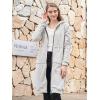 image:imageDUOYANGJIASHA Womens Hoodies Zip Up Sweatshirts Oversized 2026 Fashion Long Hooded Fall Winter Fleece Jackets with PocketsGrey