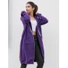 image:imageDUOYANGJIASHA Womens Hoodies Zip Up Sweatshirts Oversized 2026 Fashion Long Hooded Fall Winter Fleece Jackets with PocketsPurple