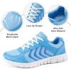 image:imageDUOYANGJIASHA Womens Sneakers Walking Shoes Comfortable Non Slip Tennis Shoes Breathable Lightweight Footwear for Casual WorkBlue