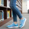 image:imageDUOYANGJIASHA Womens Sneakers Walking Shoes Comfortable Non Slip Tennis Shoes Breathable Lightweight Footwear for Casual WorkBlue