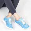 image:imageDUOYANGJIASHA Womens Sneakers Walking Shoes Comfortable Non Slip Tennis Shoes Breathable Lightweight Footwear for Casual WorkBlue
