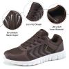image:imageDUOYANGJIASHA Womens Sneakers Walking Shoes Comfortable Non Slip Tennis Shoes Breathable Lightweight Footwear for Casual WorkCoffee