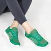 image:imageDUOYANGJIASHA Womens Sneakers Walking Shoes Comfortable Non Slip Tennis Shoes Breathable Lightweight Footwear for Casual WorkGreen