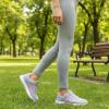 image:imageDUOYANGJIASHA Womens Sneakers Walking Shoes Comfortable Non Slip Tennis Shoes Breathable Lightweight Footwear for Casual WorkPink