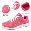 image:imageDUOYANGJIASHA Womens Sneakers Walking Shoes Comfortable Non Slip Tennis Shoes Breathable Lightweight Footwear for Casual WorkRose Red