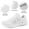 image:imageDUOYANGJIASHA Womens Sneakers Walking Shoes Comfortable Non Slip Tennis Shoes Breathable Lightweight Footwear for Casual WorkWhite