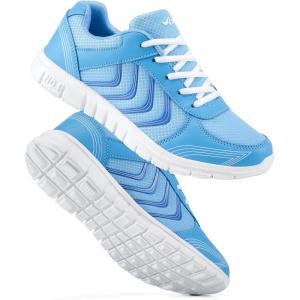image:imageDUOYANGJIASHA Womens Sneakers Walking Shoes Comfortable Non Slip Tennis Shoes Breathable Lightweight Footwear for Casual WorkBlue
