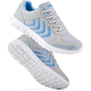 image:imageDUOYANGJIASHA Womens Sneakers Walking Shoes Comfortable Non Slip Tennis Shoes Breathable Lightweight Footwear for Casual WorkGrey