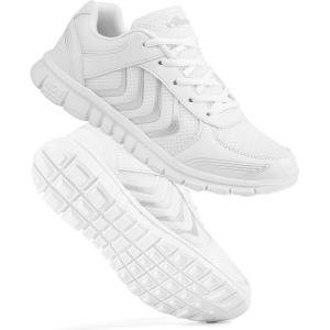 image:imageDUOYANGJIASHA Womens Sneakers Walking Shoes Comfortable Non Slip Tennis Shoes Breathable Lightweight Footwear for Casual WorkWhite