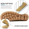 image:imageDUOYANGJIASHA Womens Comfortable Loafers Casual Round Toe Moccasins Wild Driving Flats Soft Walking Shoes Women Slip On50 Applegreen