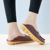 image:imageDUOYANGJIASHA Womens Comfortable Loafers Casual Round Toe Moccasins Wild Driving Flats Soft Walking Shoes Women Slip On50 Coffee