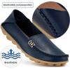 image:imageDUOYANGJIASHA Womens Comfortable Loafers Casual Round Toe Moccasins Wild Driving Flats Soft Walking Shoes Women Slip On50 Darkblue