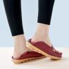 image:imageDUOYANGJIASHA Womens Comfortable Loafers Casual Round Toe Moccasins Wild Driving Flats Soft Walking Shoes Women Slip On50 Winered
