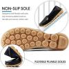 image:imageDUOYANGJIASHA Womens Comfortable Loafers Casual Round Toe Moccasins Wild Driving Flats Soft Walking Shoes Women Slip OnBlack