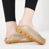 image:imageDUOYANGJIASHA Womens Comfortable Loafers Casual Round Toe Moccasins Wild Driving Flats Soft Walking Shoes Women Slip OnGold