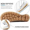 image:imageDUOYANGJIASHA Womens Comfortable Loafers Casual Round Toe Moccasins Wild Driving Flats Soft Walking Shoes Women Slip OnWhite