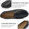 image:imageEcetana Women Loafers Comfortable Shoes Casual Slip on Penny Moccasins Flats for Walking Driving BusinessBlack
