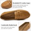 image:imageEcetana Women Loafers Comfortable Shoes Casual Slip on Penny Moccasins Flats for Walking Driving BusinessBrown