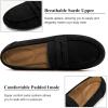 image:imageEcetana Women Loafers Comfortable Shoes Casual Slip on Penny Moccasins Flats for Walking Driving BusinessSuedeblack