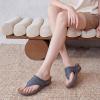 image:imageEcetana Womens Dressy Wedge Sandals Comfortable Summer Flip Flops Massaging Footbed Platform Thong Sandals for Casual WalkingBlue