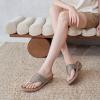 image:imageEcetana Womens Dressy Wedge Sandals Comfortable Summer Flip Flops Massaging Footbed Platform Thong Sandals for Casual WalkingGrey