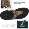 image:imageEcetana Womens Flats Sandals Dressy Comfortable Beach Summer Sandals 2026 Bohemian Strappy Walking Casual ShoesBlack