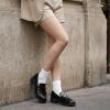 image:imageEcetana Womens Loafers Platform Chunky Penny Lug Sole Comfort Slip on Casual Fashion Business Work ShoesBlack