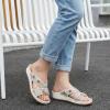 image:imageEcetana Womens Sandals Wedge Slides Dressy Summer Rhinestone Beaded Bohemian Platform Comfortable Casual ShoesWhite