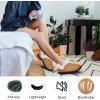 image:imageEcetana Womens Slippers House Shoes Memory Foam Comfy Closed Back Fuzzy Slippers Indoor and Outdoor Cozy Slip On Soft Bedroom Shoes