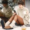 image:imageEcetana Womens amp Mens Memory Foam Bedroom Slippers  Comfortable Fuzzy Indoor amp Outdoor House Shoes