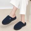 image:imageEcetana Womens amp Mens Memory Foam Bedroom Slippers  Comfortable Fuzzy IndoorOutdoor House Shoes