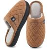 image:imageEcetana Womens amp Mens Memory Foam Bedroom Slippers  Comfortable Fuzzy Indoor amp Outdoor House Shoes