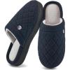 image:imageEcetana Womens amp Mens Memory Foam Bedroom Slippers  Comfortable Fuzzy IndoorOutdoor House Shoes