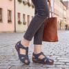 image:imageDUOYANGJIASHA Womens Closed Toe Sandals Dressy Summer 2026 Fisherman Flat Sandals Ankle Strap Comfortable Causal Wedge ShoesBlue