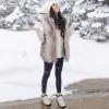 image:imageDUOYANGJIASHA Womens Snow Boots Winter Shoes Warm Fur Lined Ankle Booties Waterproof Comfortable Boots for WomenBeige
