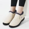 image:imageDUOYANGJIASHA Womens Snow Boots Winter Shoes Warm Fur Lined Ankle Booties Waterproof Comfortable Boots for WomenBeige