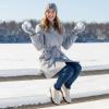image:imageDUOYANGJIASHA Womens Snow Boots Winter Shoes Warm Fur Lined Ankle Booties Waterproof Comfortable Boots for WomenBeige