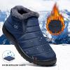 image:imageDUOYANGJIASHA Womens Snow Boots Winter Shoes Warm Fur Lined Ankle Booties Waterproof Comfortable Boots for WomenBlue