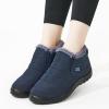 image:imageDUOYANGJIASHA Womens Snow Boots Winter Shoes Warm Fur Lined Ankle Booties Waterproof Comfortable Boots for WomenBlue