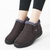 image:imageDUOYANGJIASHA Womens Snow Boots Winter Shoes Warm Fur Lined Ankle Booties Waterproof Comfortable Boots for WomenBrown