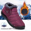 image:imageDUOYANGJIASHA Womens Snow Boots Winter Shoes Warm Fur Lined Ankle Booties Waterproof Comfortable Boots for WomenWinered