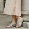 image:imageEcetana Sandals for Women Wedge Shoes Slip On Dressy Summer Comfortable Slides Sandals 2026 Casual Memory Foam Platform ShoesGrey