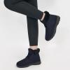 image:imageEcetana Winter Boots for Women Snow Warm Fur Lined Waterproof Ankle Booties Lace Up Non Slip Flat Comfortable Womens ShoesBlue